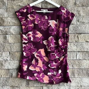 Banana Republic floral blouse